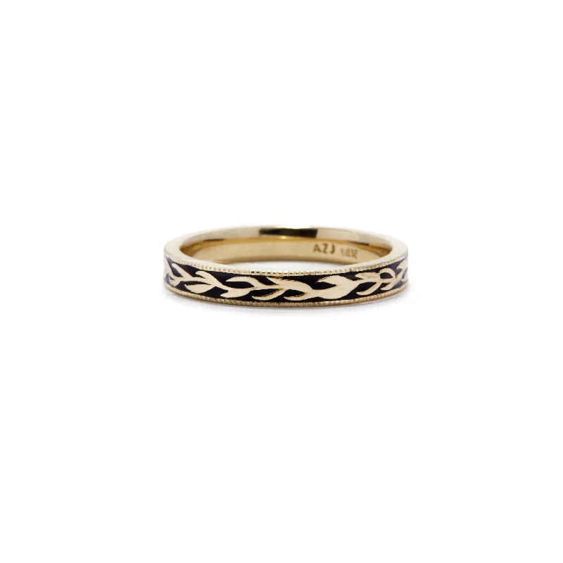 women’s promise bands -Willow Enamel Band