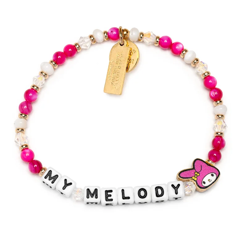 fashion bracelets for women -My Melody x Little Words Project Beaded Bracelet