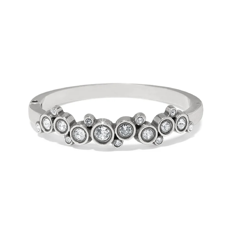 engraved bracelets for women -Constella Hinged Bangle