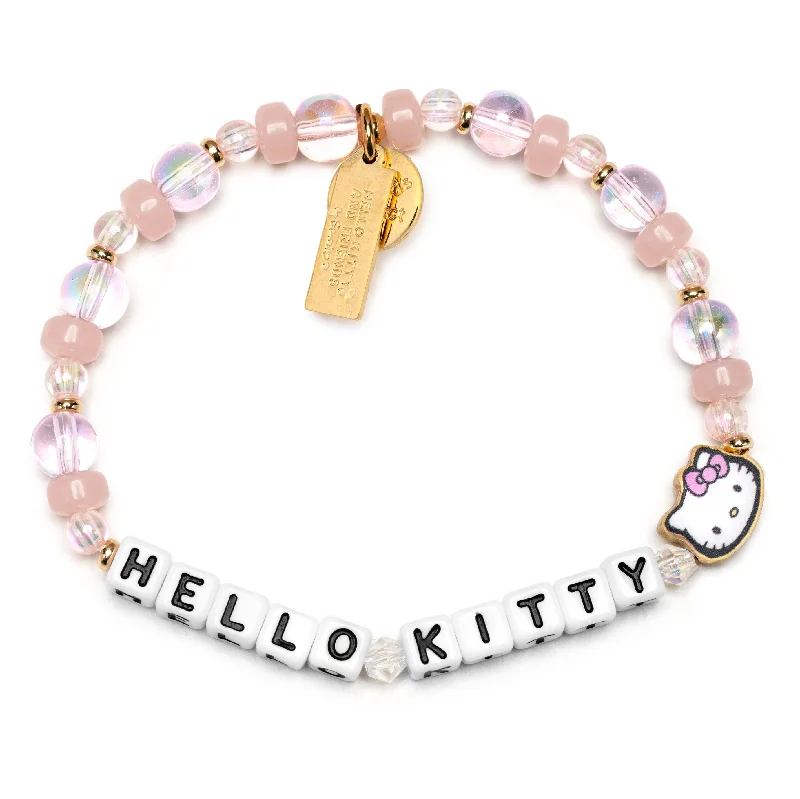 women’s stacked bracelets -Hello Kitty x Little Words Project Beaded Bracelet