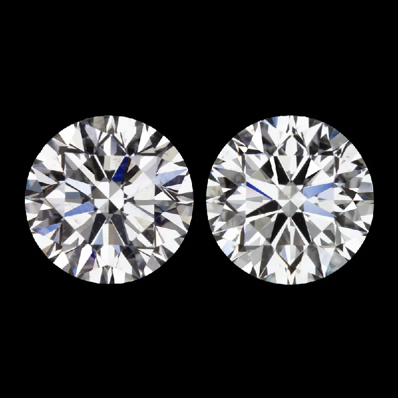 fashion rings for women -DIAMOND STUD EARRINGS 1.15ct GIA CERTIFIED 3x EXCELLENT CUT I SI2 ROUND PAIR