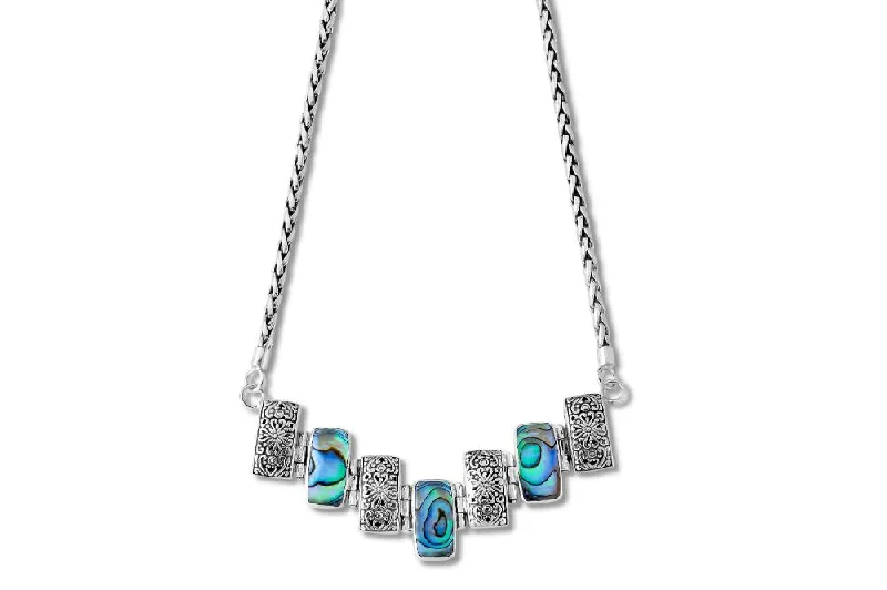 women’s emerald necklaces -Bromo Necklace- Paua