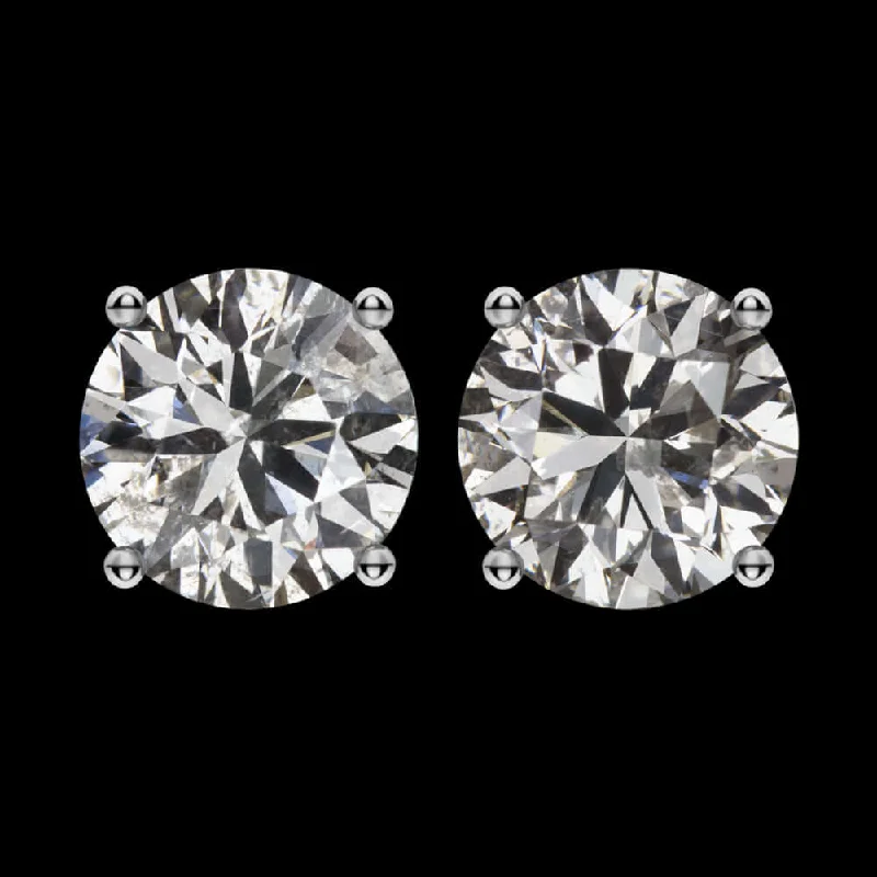 women’s luxury rings with diamonds -0.73ct VERY GOOD CUT NATURAL DIAMOND STUD EARRINGS ROUND CUT PAIR WHITE GOLD