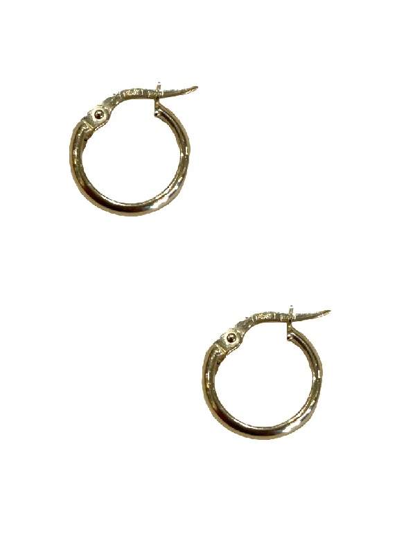 women’s gemstone drop earrings -10K Gold Mini Hoops