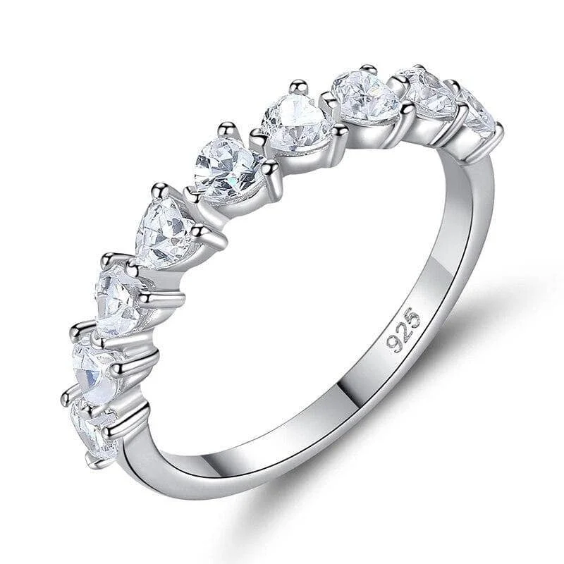 women’s halo diamond engagement rings -Heart Shape Created Diamond Ring