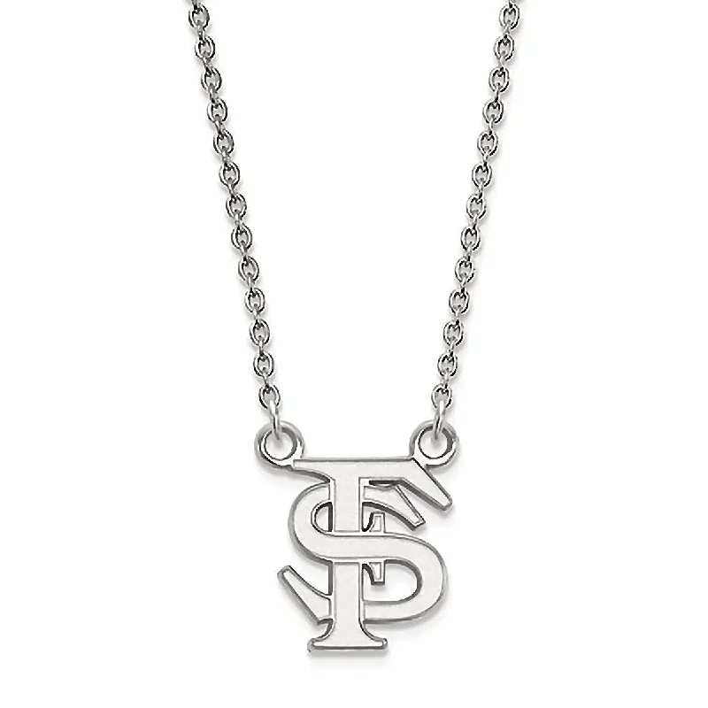 women’s adjustable necklaces -Florida State University 925 Sterling Silver Necklace Officially Licensed