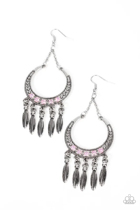 diamond earrings for women -Day To DAYDREAM Pink Earring