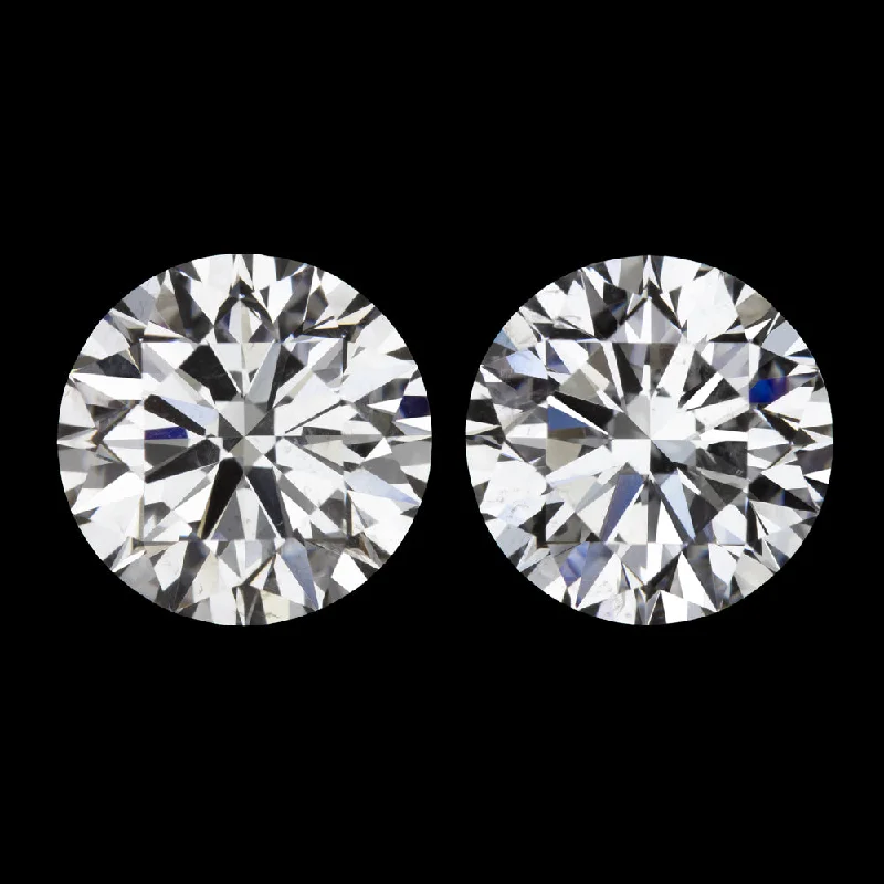 women’s rings -1 CARAT DIAMOND STUD EARRINGS GIA CERTIFIED 3x EXCELLENT CUT G SI2 ROUND PAIR