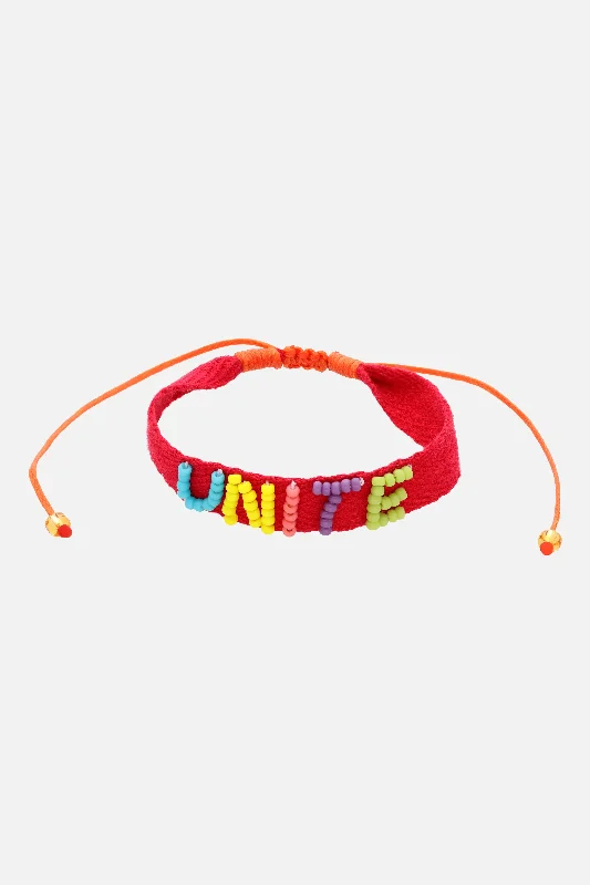 statement bangles for women -UNITE WOVEN BRACELET