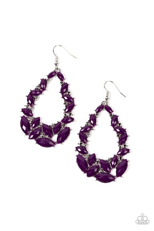 women’s earrings -Tenacious Treasure Purple Earring