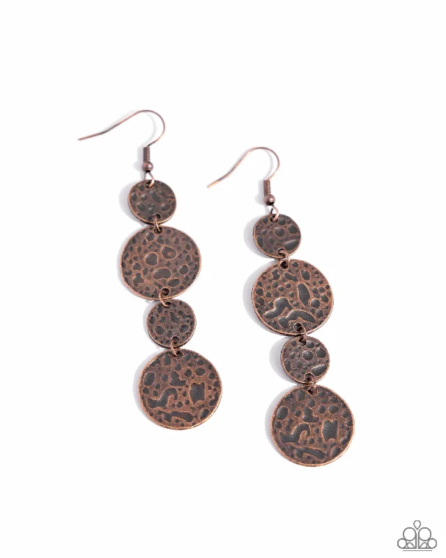 women’s earrings -Texture Tutorial - Copper