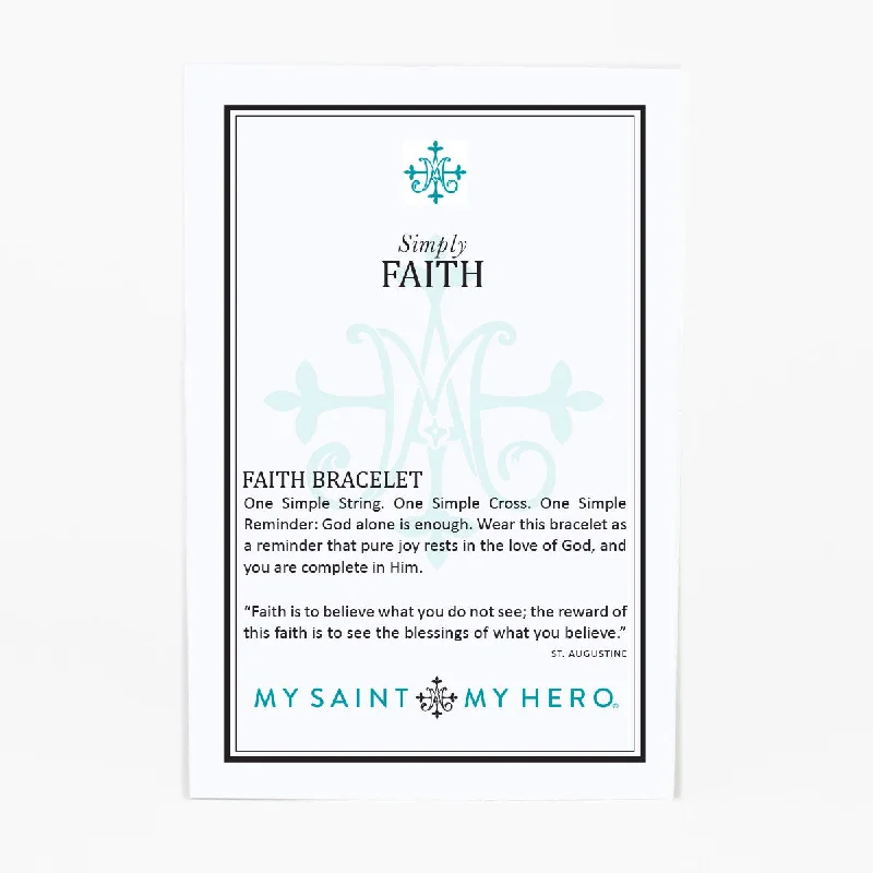 fashion bracelets for women -Simply Faith Cross Bracelet