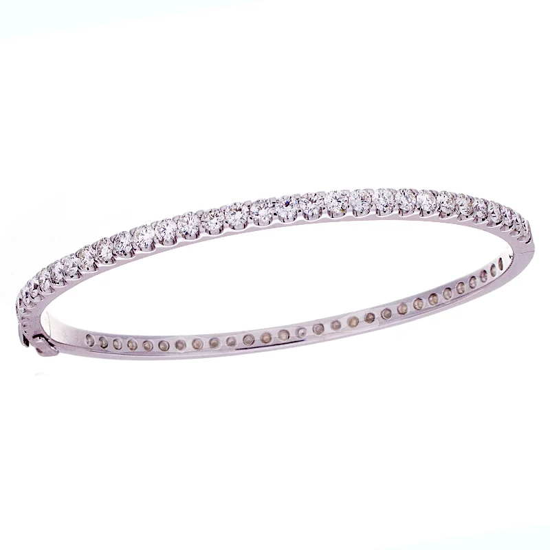 women’s stretchy bangles -Diamond Bangle - BAA11-2CTW