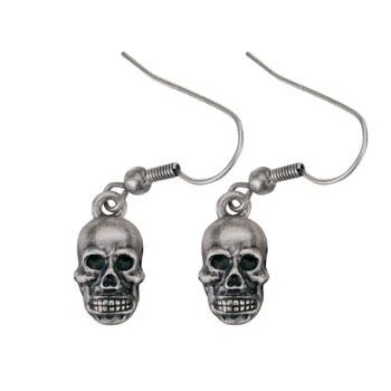 women’s bold earrings -Skull Earrings