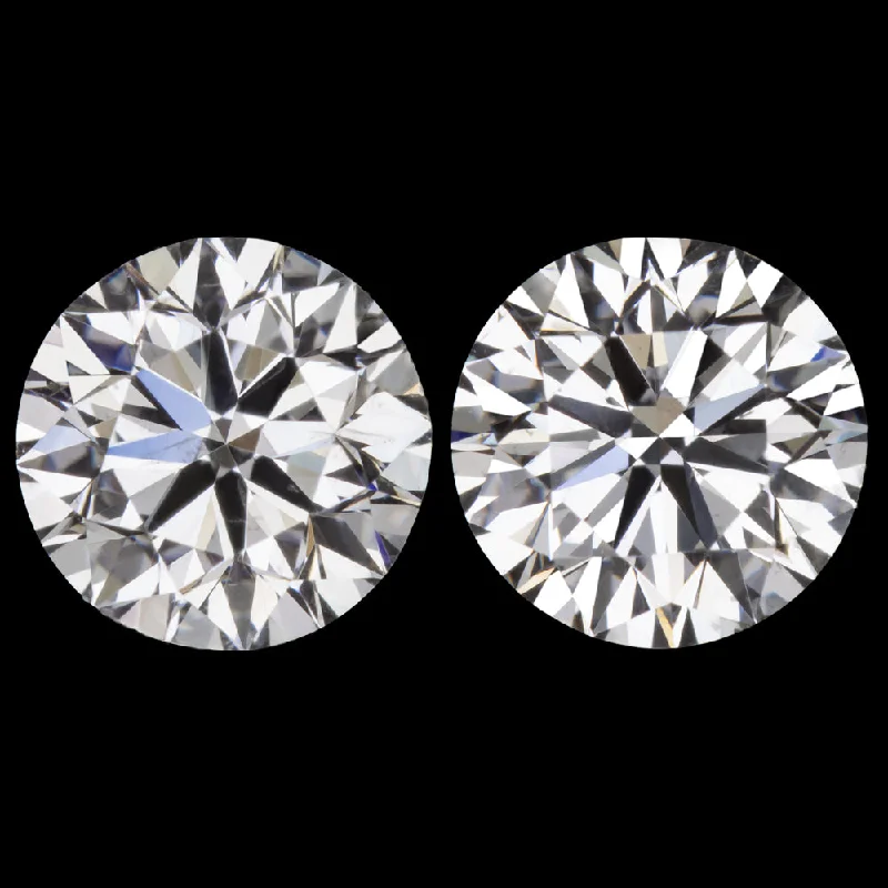 women’s chunky rings -1ct GIA CERTIFIED DIAMOND STUD EARRINGS EXCELLENT ROUND CUT I SI2 NATURAL PAIR