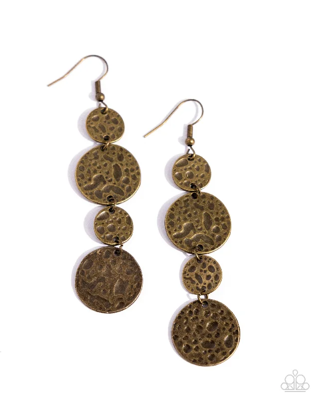 women’s moonstone earrings -Texture Tutorial - Brass