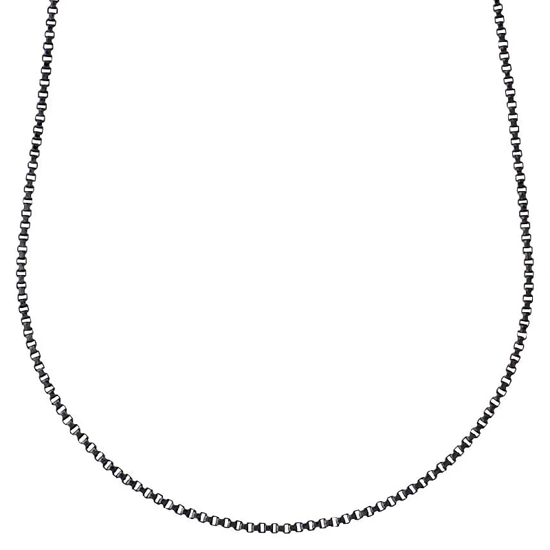 women’s luxury sapphire necklaces -NANCY necklace 45 cm hematite color