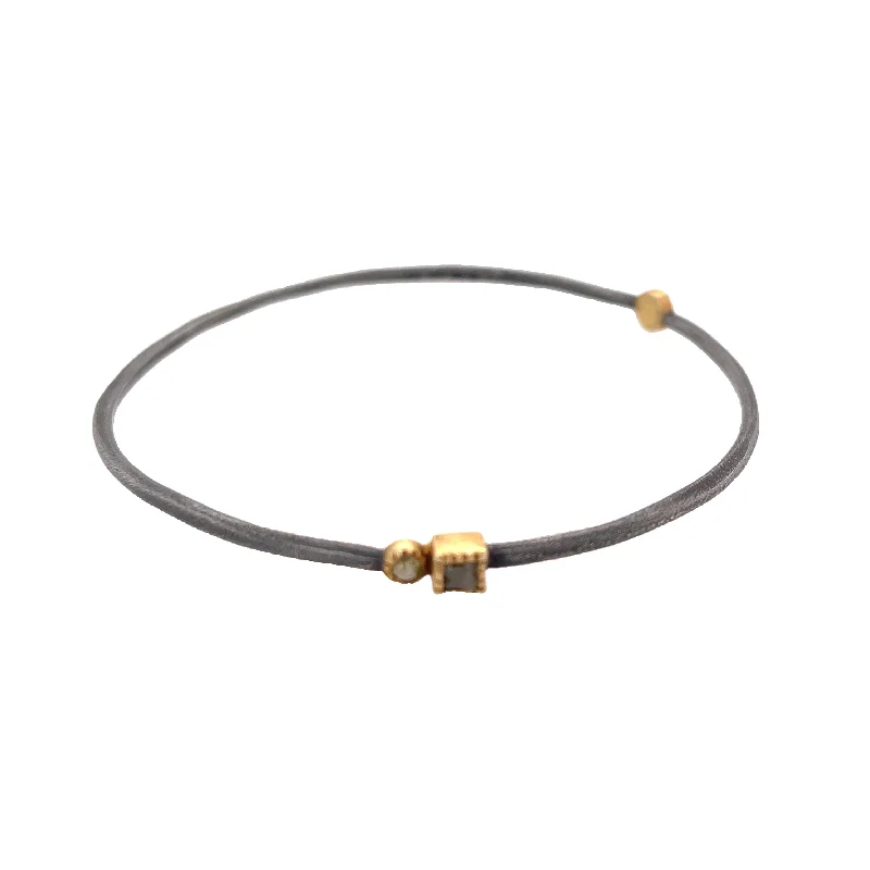 women’s friendship bracelets -Rose Cut Raw Diamond Bracelet