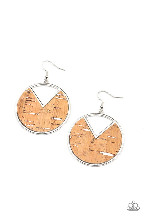 women’s fashion earrings -Nod To Nature White Earring