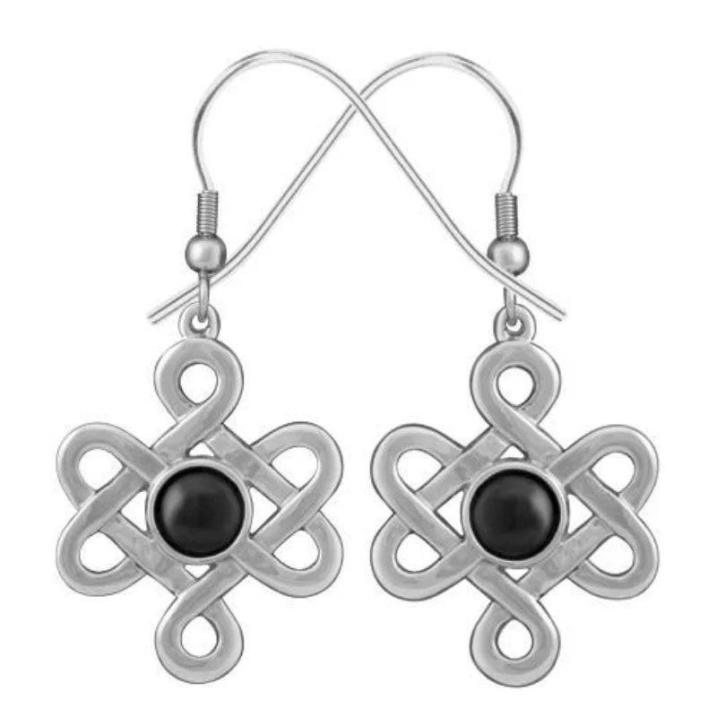 ChatGPT 说：Celtic Symbol Stainless Steel Earrings