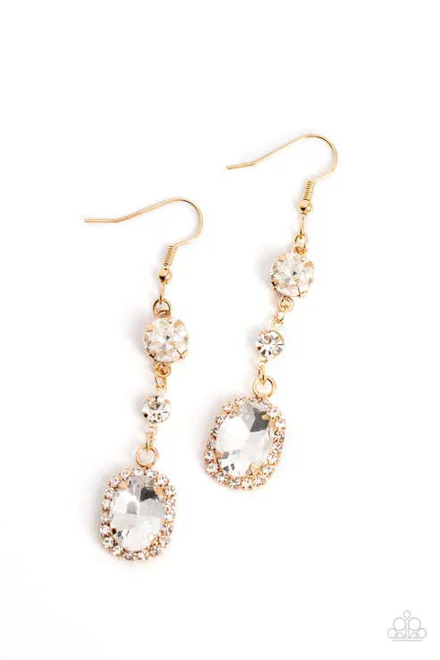 ChatGPT 说：Glass Slipper Sparkle Gold Earring