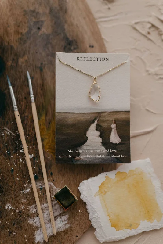 women’s pearl necklaces -Reflection | Christian Necklace