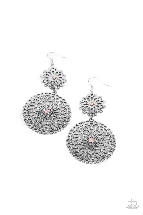 women’s luxury earrings -Garden Mantra Pink Earring