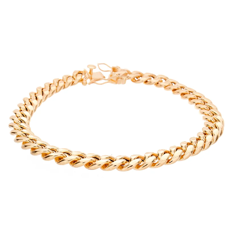 diamond bracelets for women -Gold Cuban Bracelet