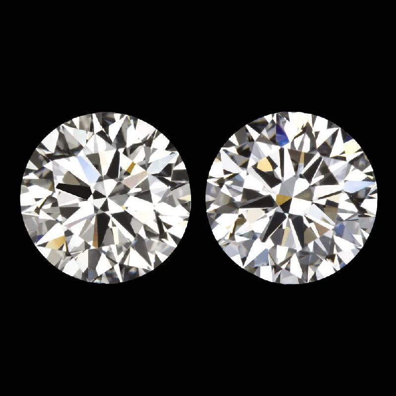 elegant rings for women -1.40ct GIA CERTIFIED J VS2 STUD EARRINGS VERY GOOD CUT ROUND BRILLIANT NATURAL