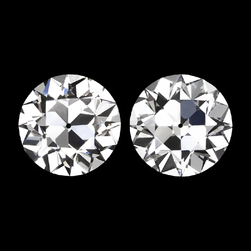 women’s adjustable gemstone rings -2.16ct OLD EUROPEAN CUT LAB CREATED DIAMOND STUD EARRINGS CERTIFIED D VS 2 CARAT