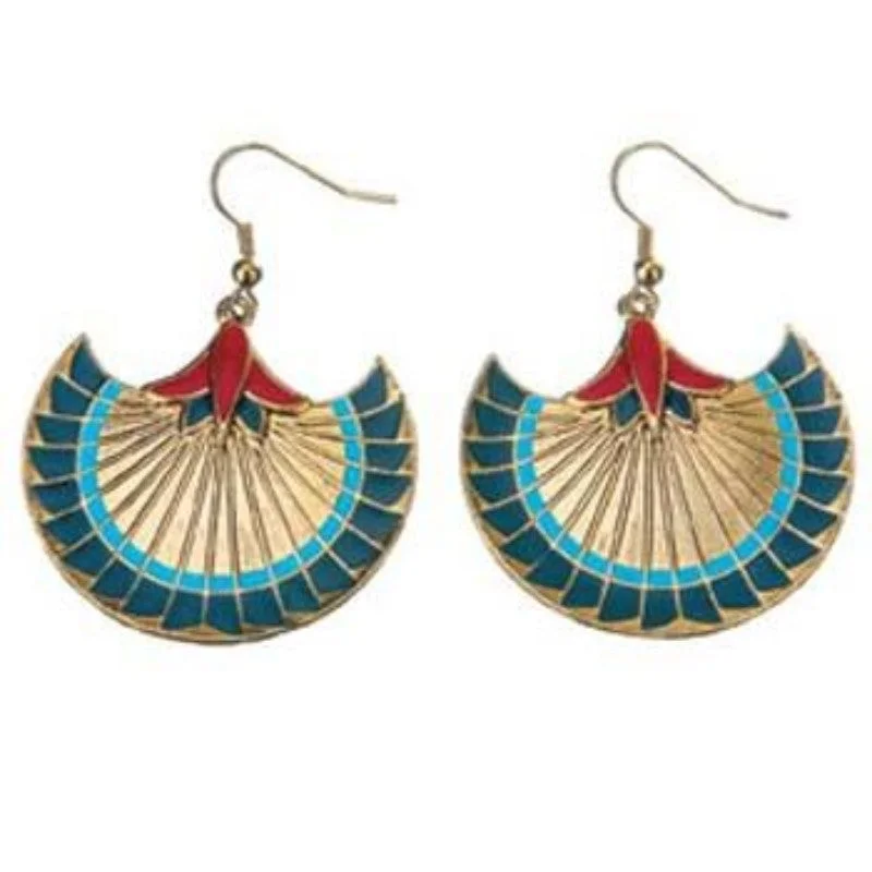 women’s gold chandelier earrings -Papyrus Earrings