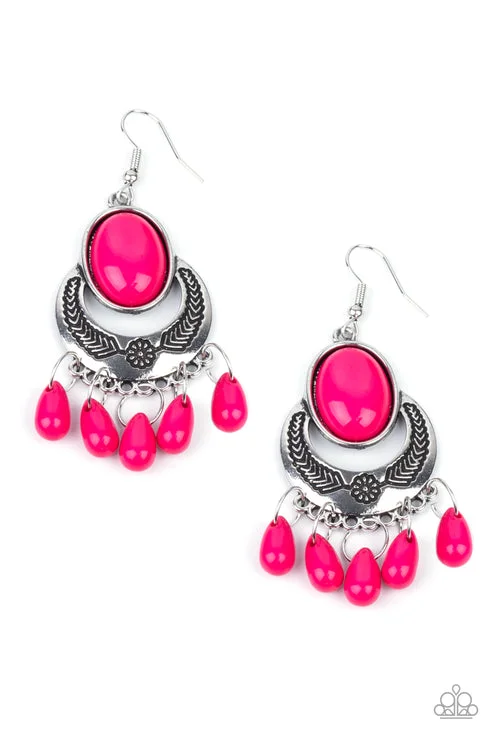 women’s luxury earrings -Prairie Flirt Pink Earring