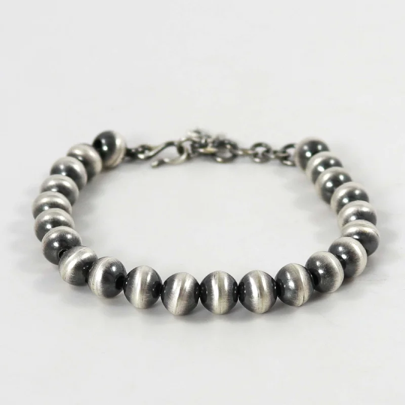 diamond bangles for women -Navajo Pearl Bracelet