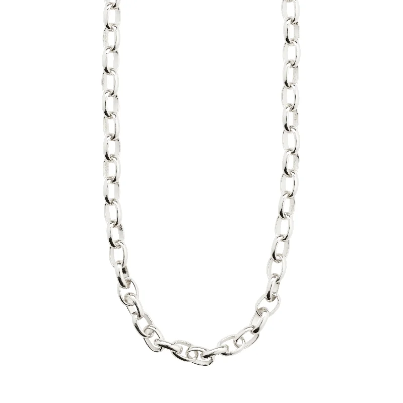 women’s long necklaces -CHARM necklace silver-plated