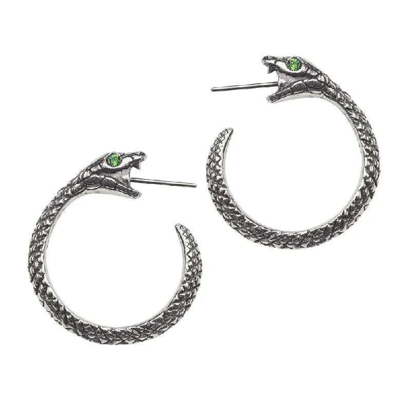 women’s vintage hoop earrings -The Sophia Serpent Earrings