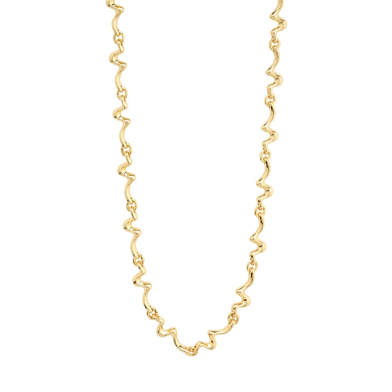 women’s statement gemstone necklaces -PENELOPE necklace gold-plated