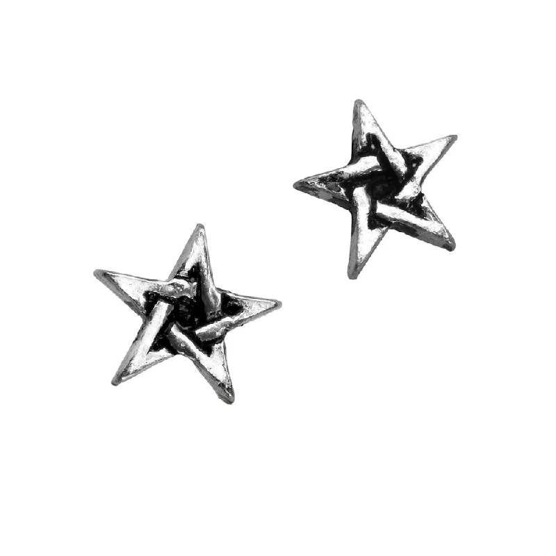 women’s colorful earrings -Pentagram Stud Earrings