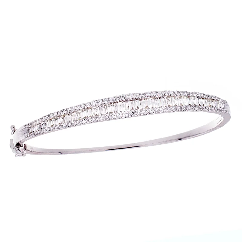 women’s chunky bracelets -Diamond Bangle - BDB1370