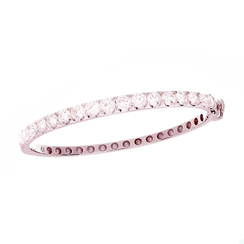 trendy cuff bracelets for women -Diamond Bangle - BAA11-6CTW