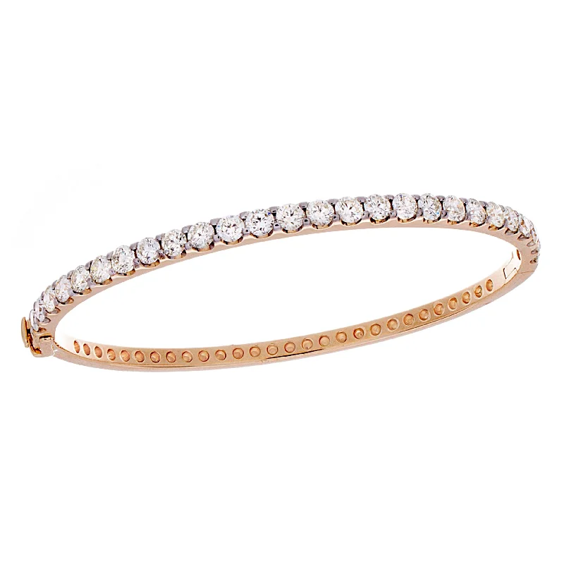 floral bangles for women -Diamond Bangle - BAA11-3CTY