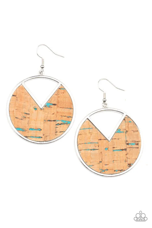 women’s elegant earrings -Nod To Nature Blue Earring