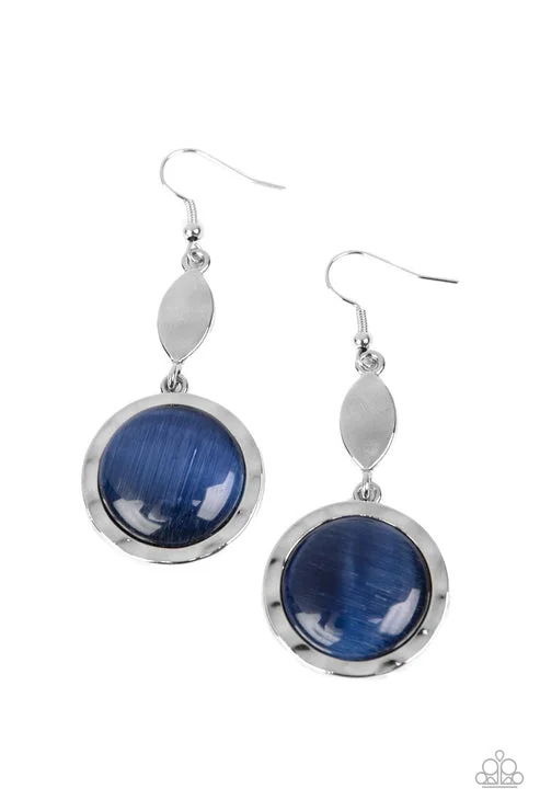 stud earrings for women -Magically Magnificent Blue Earring