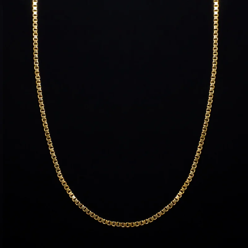 women’s rings with diamonds -SOLID 14K YELLOW GOLD 21 INCH BOX CHAIN 0.8mm CLASSIC MENS LADIES NECKLACE PLAIN