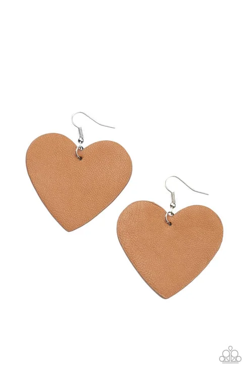 women’s dazzling earrings -Country Crush Brown Earring