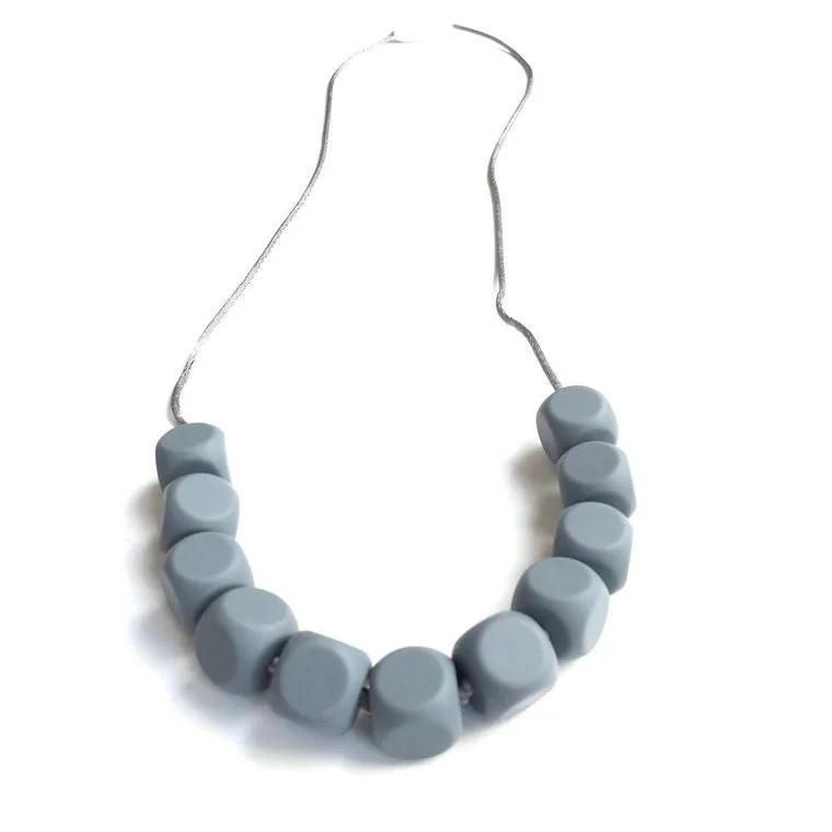 women’s multi-stone necklaces -Ali+Oli Teething Necklace - 2 Colors