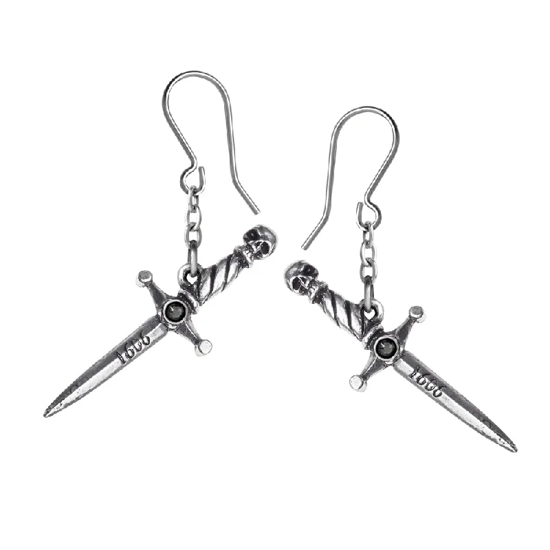 women’s statement earrings -Hand of Macbeth Earrings