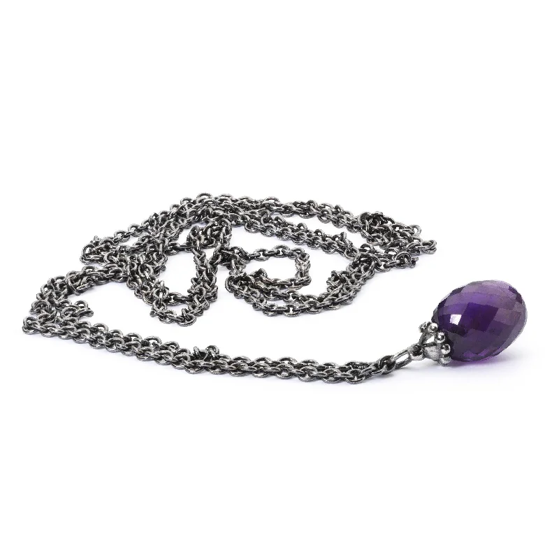 women’s infinity necklaces -Fantasy Necklace With Amethyst