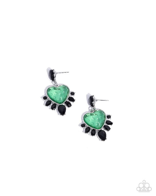 trendy earrings for women -Resort Radiance - Green