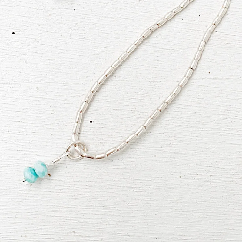 women’s friendship necklaces -PETITE LARIMAR NECKLACE