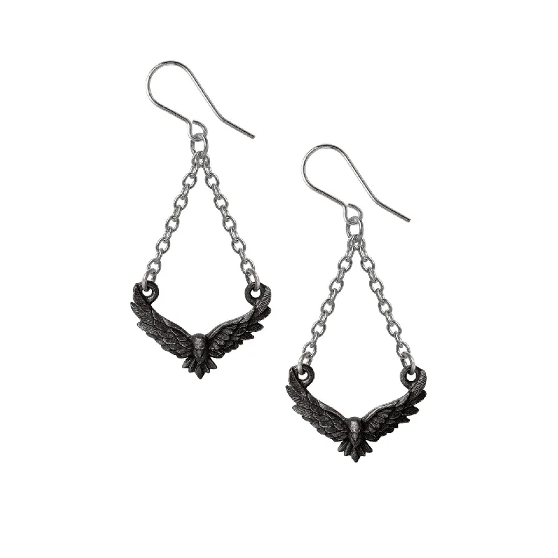 women’s pearl hoop earrings -Conspiracy Dropper Earrings